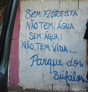 parque sem agua não tem vida